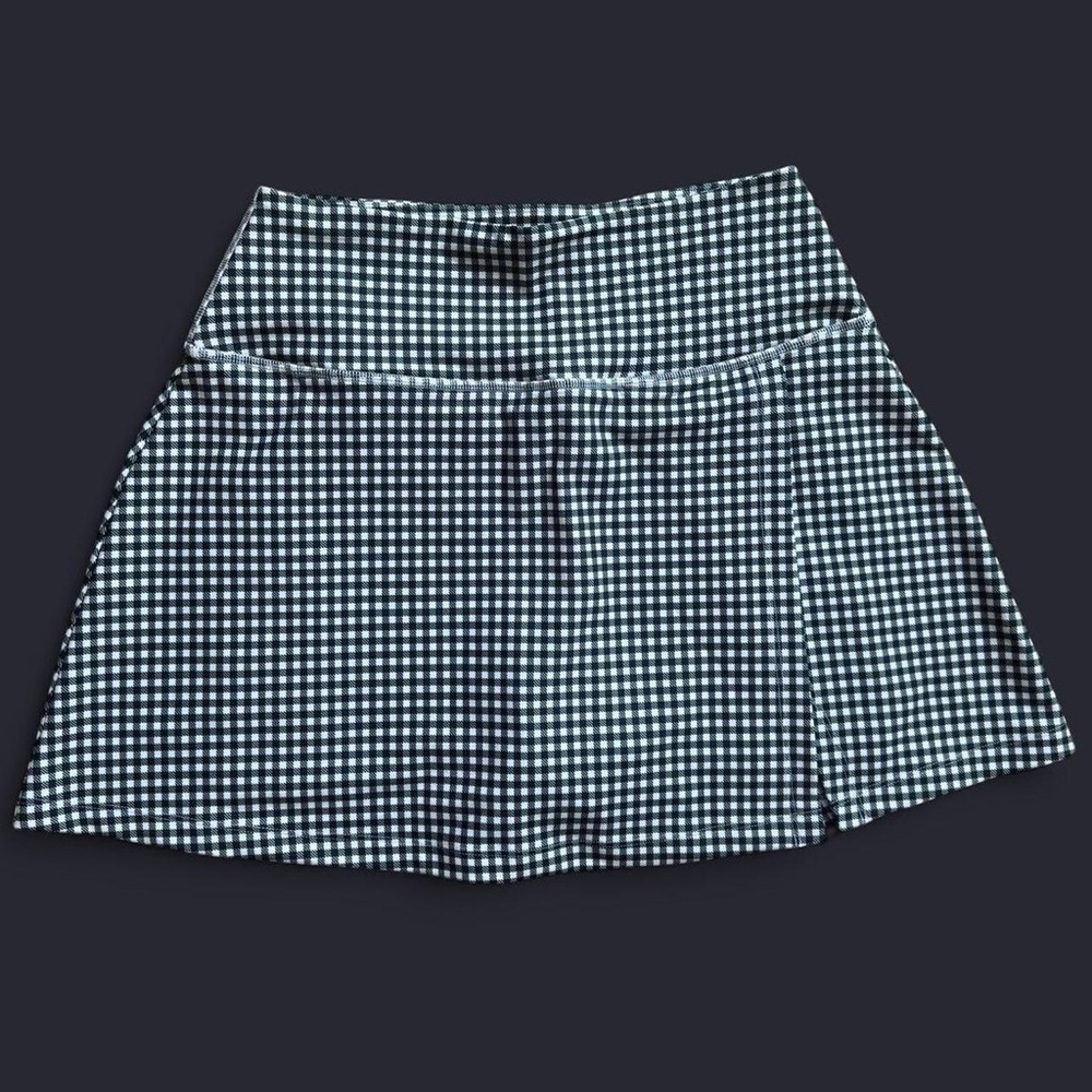 ABERCROMBIE GINGHAM SKORT